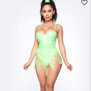 Sexy tinker bell costume